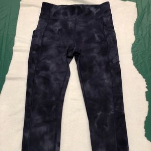 Lululemon Invigorate High-Rise Tight 25” diamond dye size 8 gently worn
